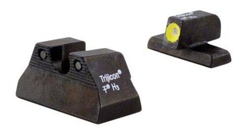 Trijicon H K USP Compact HD Front Outline Night Sight Set, Yellow view 2