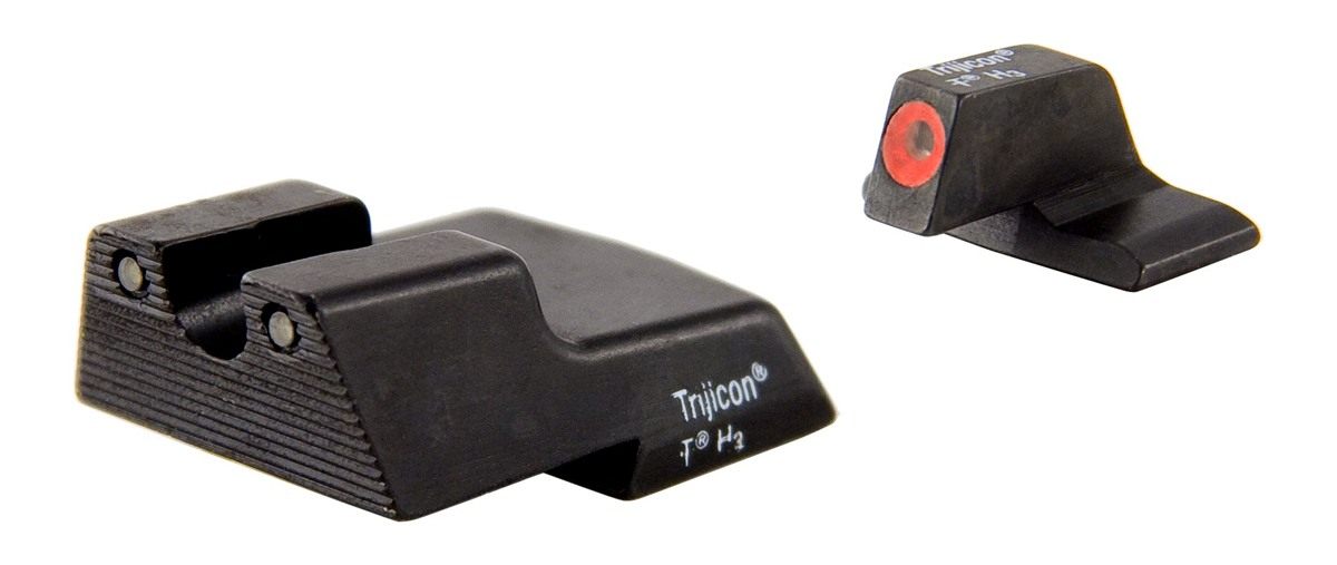 Trijicon H K P30/45C HD Front Outline Night Sight Set, Orange