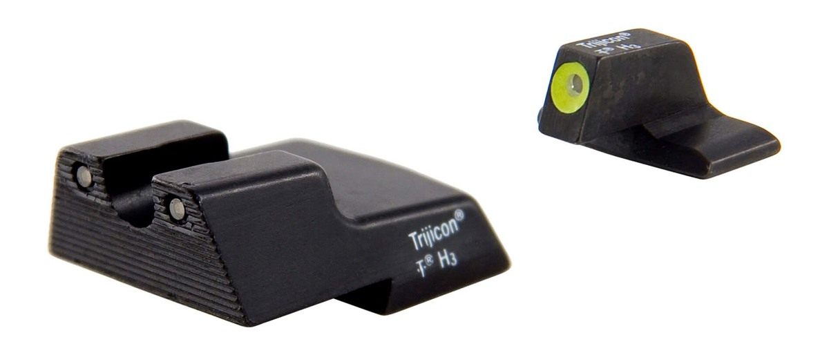 Trijicon H K P30/45C HD Front Outline Night Sight Set, Yellow