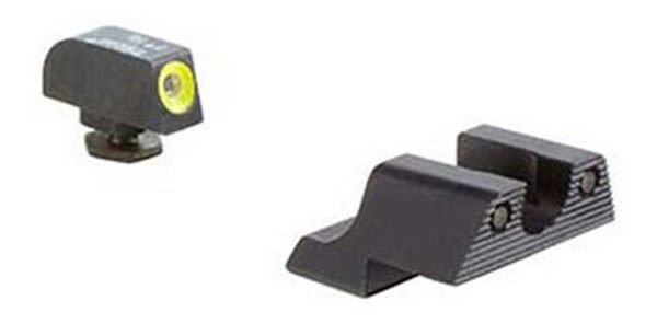 Trijicon 600784 HD Night Sights Green/Tritium Yellow Outline Front Tritium view 3