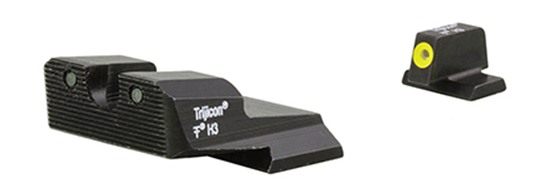 Trijicon 600850 HD XR Night Sights Green/Tritium Yellow Outline Front Triti view 3