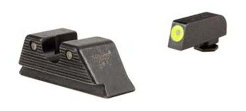 Trijicon HD Night Sight MOS Fit Rear Yellow Front view 3
