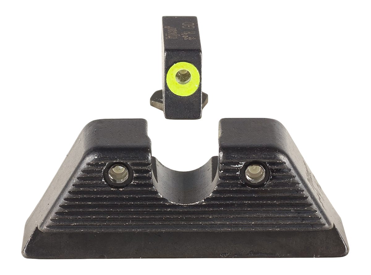 Trijicon HD XR Night Sight Set, MOS Fit Rear, Glock 17, 17L, 19, 22, 23, 24