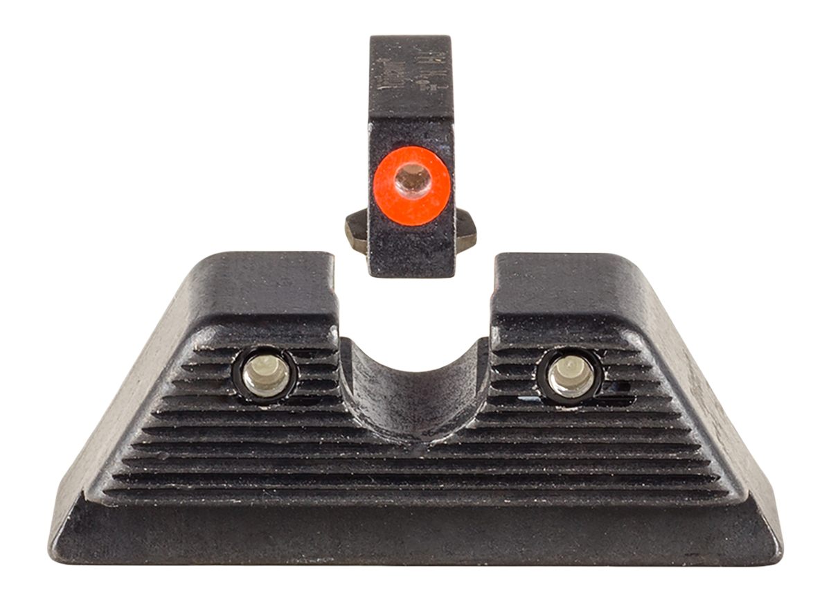 Trijicon HD XR Night Sight Set, MOS Fit Rear, Glock 17, 17L, 19, 22, 23, 24