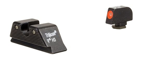 Trijicon HD XR Night Sight Set, MOS Fit Rear, Glock 17, 17L, 19, 22, 23, 24 view 3