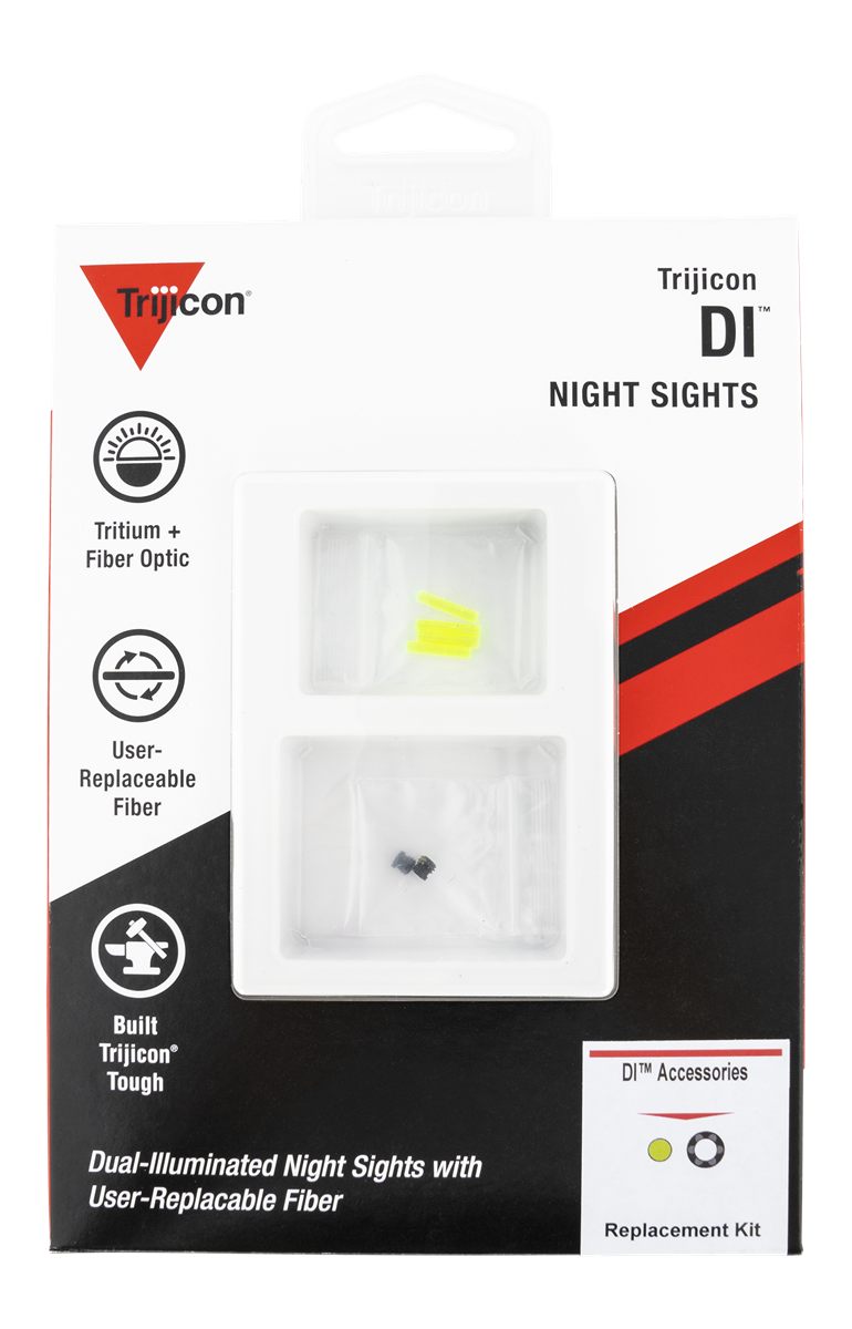 Trijicon DI Night Sight Green Fiber Black Retainer Replacement Kit