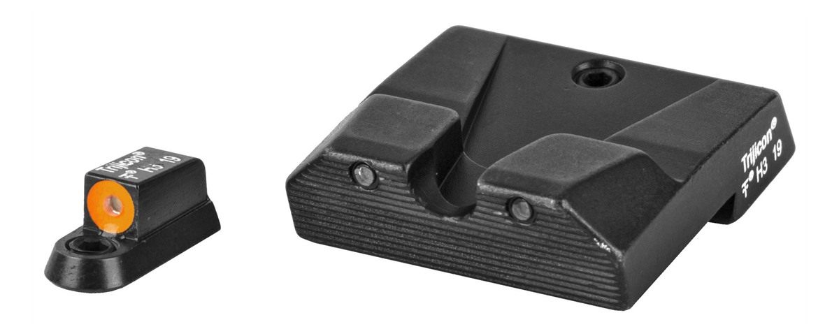 Trijicon HD Night Sight Set, CZ P-10/P-10C Standard Pistols, Orange, 601016