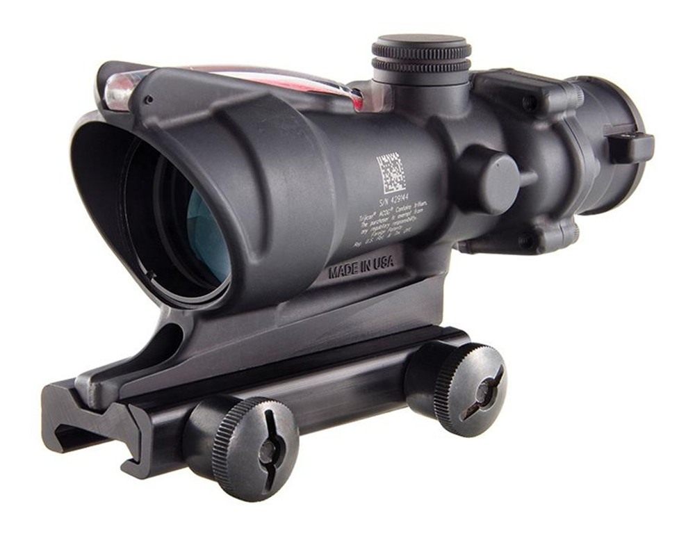 Trijicon Acog 4 X 32 Scope Dual Illuminated Chevron .223 Ballistic Reticle view 2