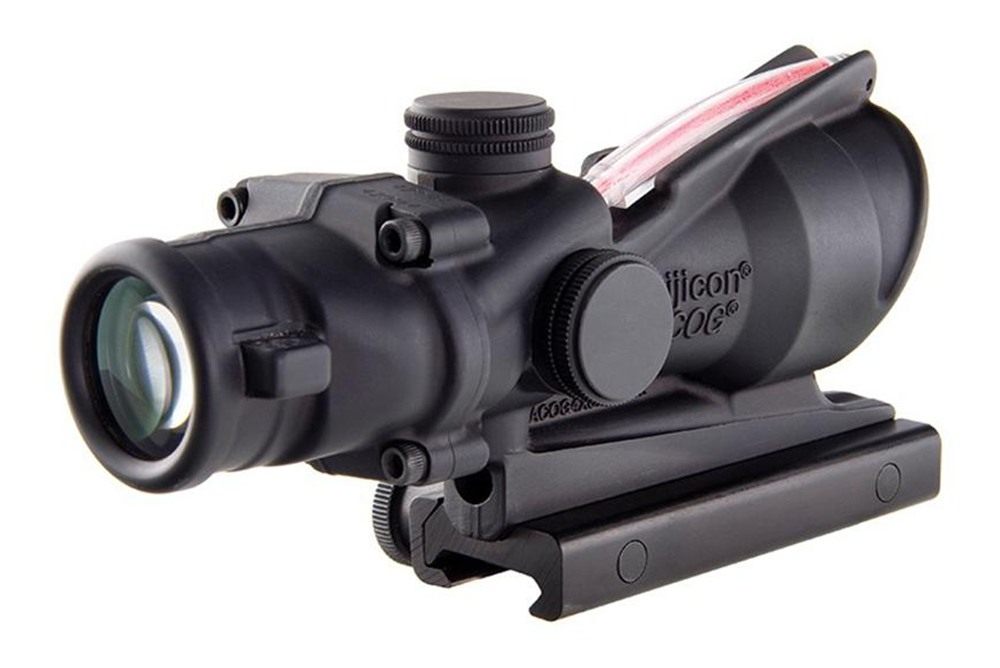 Trijicon Acog 4 X 32 Scope Dual Illuminated Chevron .223 Ballistic Reticle view 6