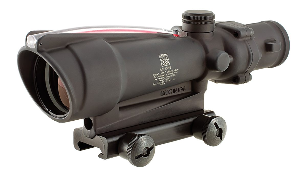 Trijicon 100145 ACOG Matte Black 3.5x35mm Illuminated Red Chevron .223/5.56