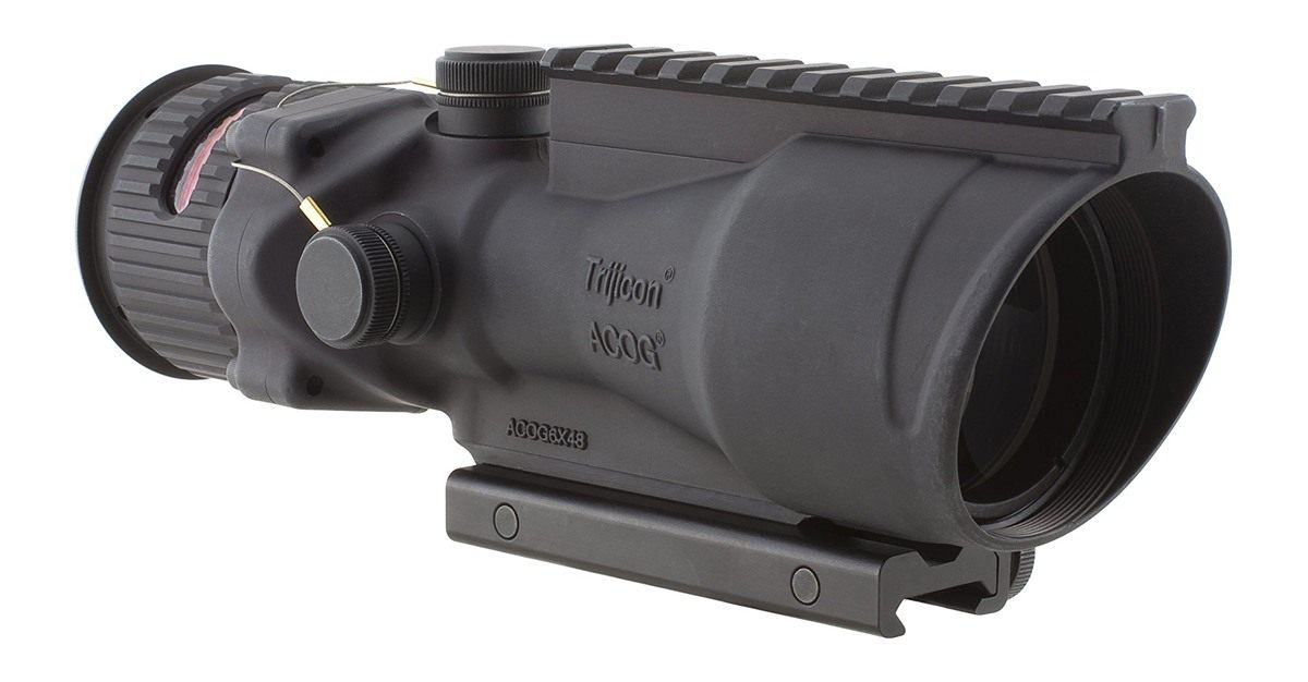 Trijicon ACOG 6 X 48 Scope Dual Illuminated Chevron .308 Ballistic Reticle
