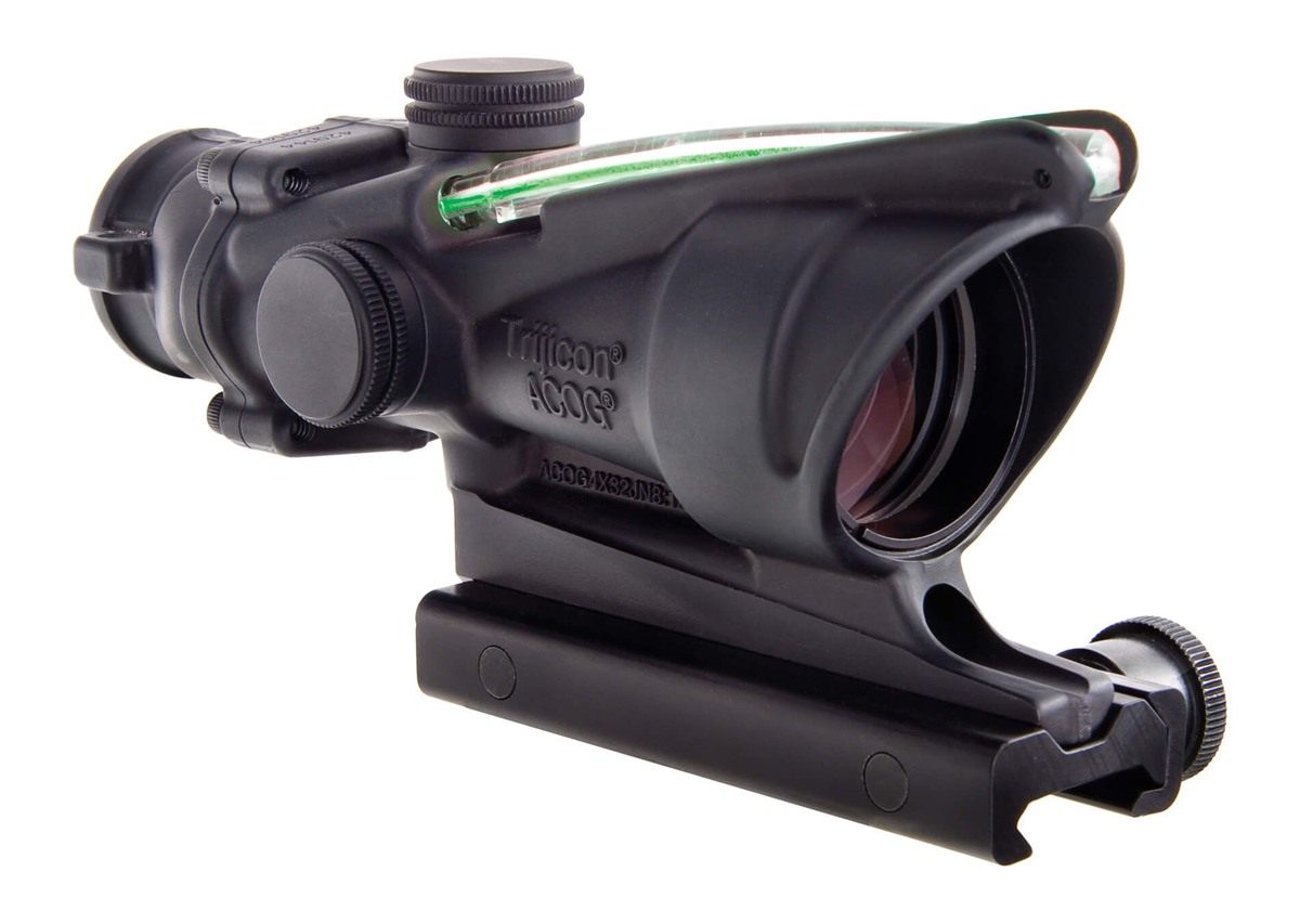Trijicon ACOG 4 X 32 Scope Dual Illuminated Horseshoe Dot .223 Ballistic Re