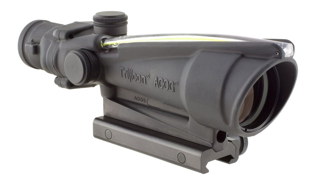 Trijicon ACOG 3.5 X Scope Dual Illuminated Chevron .308 Ballistic Reticle view 2