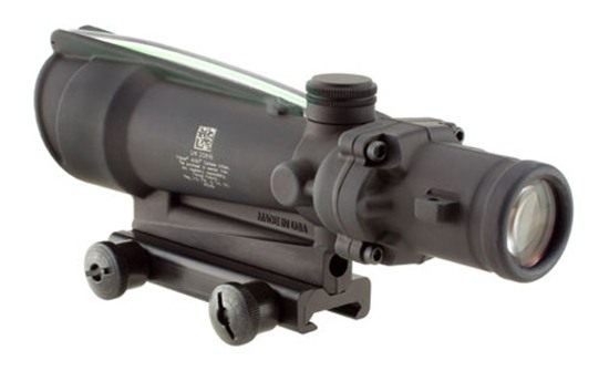 Trijicon 100149 ACOG Black Hardcoat Anodized 3.5x35mm Illuminated Green Che view 2