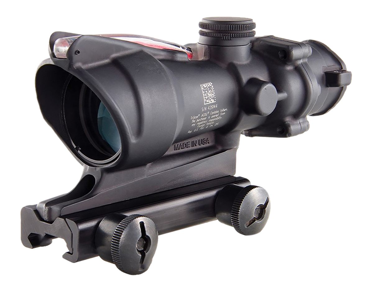 Trijicon TA31D100288 ACOG Matte Black 4x32mm Illuminated Red Chevron .223/5