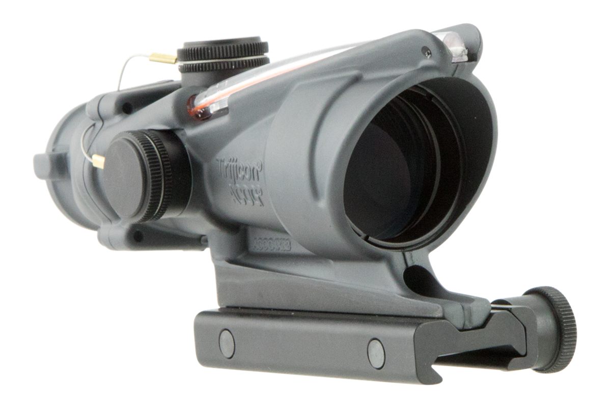 Trijicon 100308 ACOG Sniper Gray 4x 32mm Illuminated Red Chevron .223/5.56
