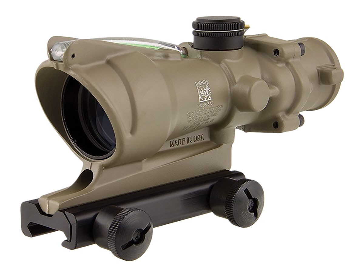Trijicon TA31D100313 ACOG 4x32mm Chevron Reticle FDE