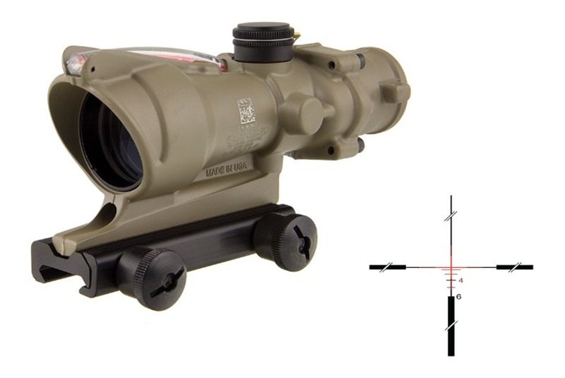 ACOG 4X32 .223 FDE BAC RED