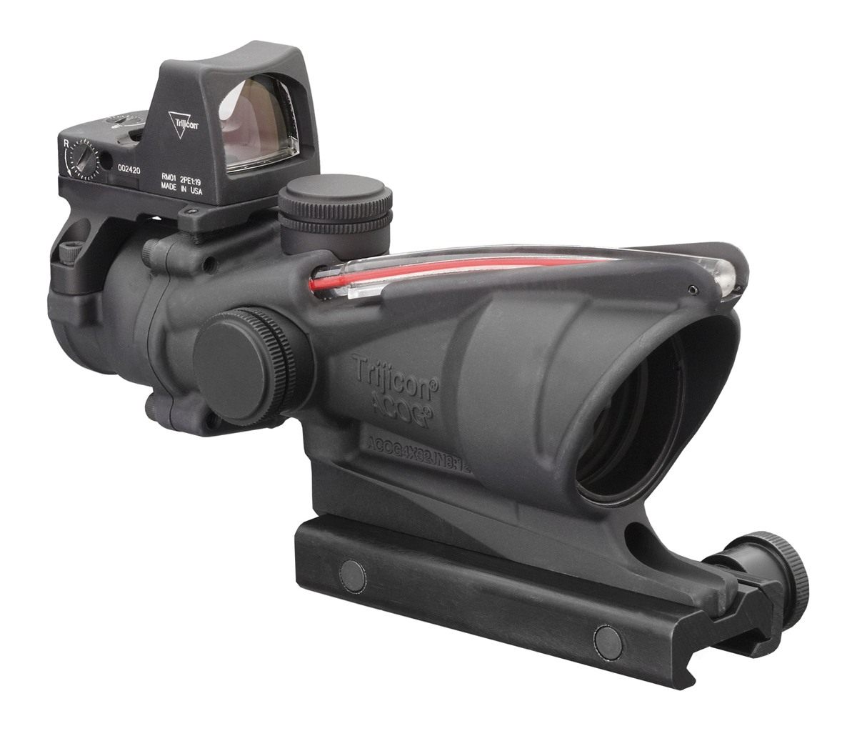 Trijicon 4x32mm ACOG Dual Illumination Crosshair .223 Reticle with 3.25 MOA