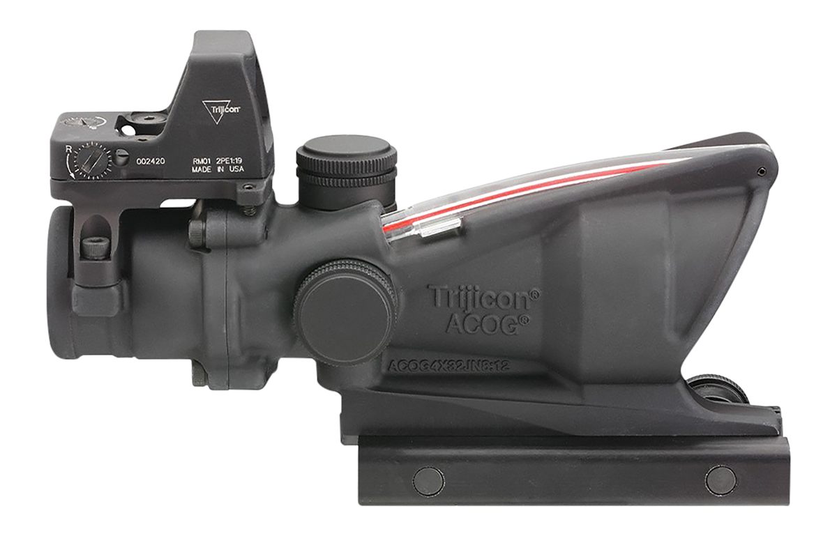 Trijicon 4x32mm ACOG Dual Illumination Crosshair .223 Reticle with 3.25 MOA view 2