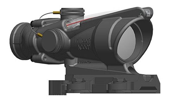 TRIJICON ACOG 4X32 DUAL ILL RED M855 RCO RET
