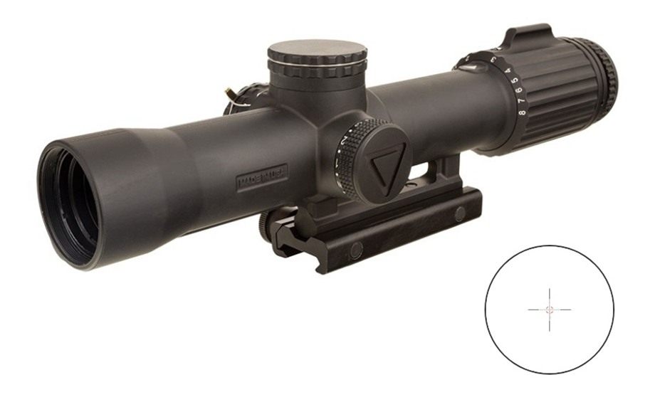 Trijicon Vcog VC18 1-8x28mm Rifle Scope, 34 mm Tube, First Focal Plane, Bla view 2