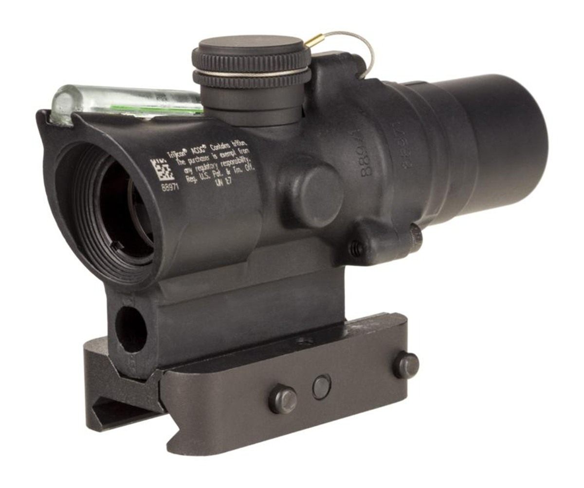 Trijicon 400329 ACOG TA44 Matte Black Anodized 1.5x16mm Illuminated Green C view 4