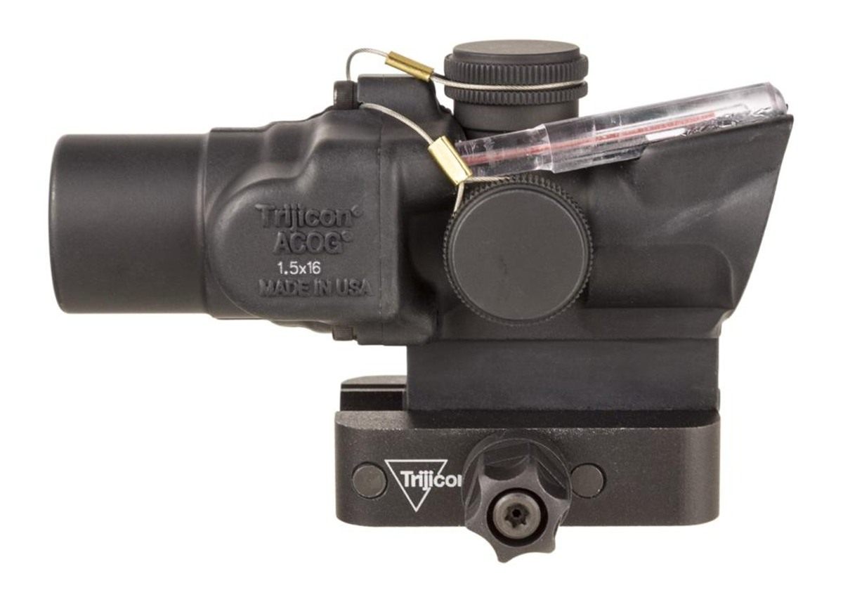 Trijicon 400330 ACOG TA44 Matte Black Anodized 1.5x16mm Illuminated Red Cir view 2