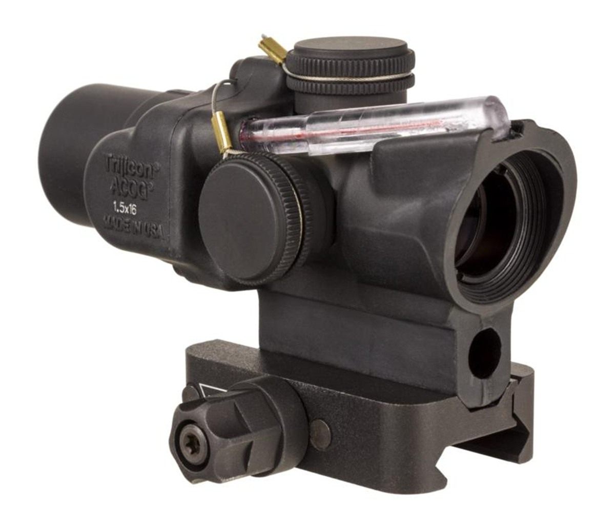 Trijicon 400330 ACOG TA44 Matte Black Anodized 1.5x16mm Illuminated Red Cir view 5