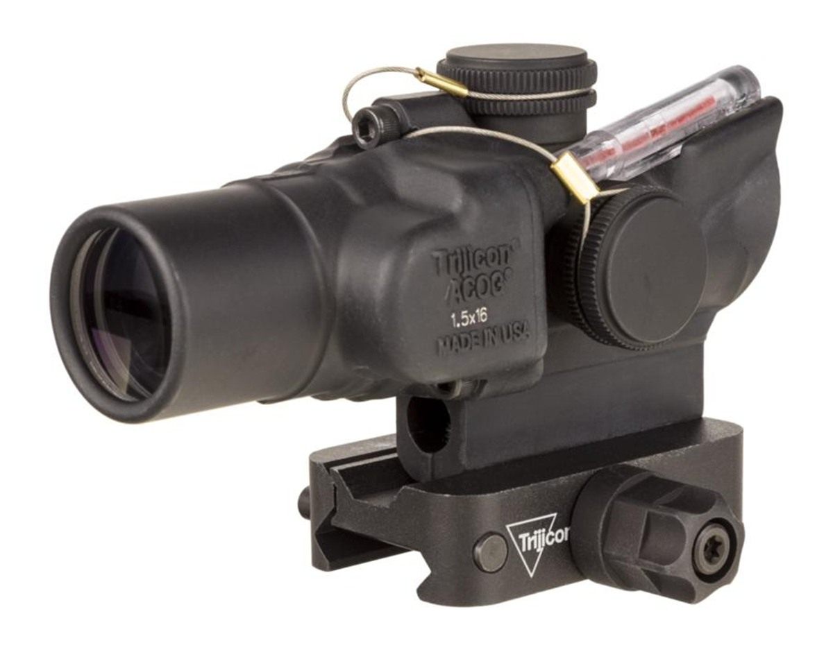 Trijicon 400330 ACOG TA44 Matte Black Anodized 1.5x16mm Illuminated Red Cir view 6
