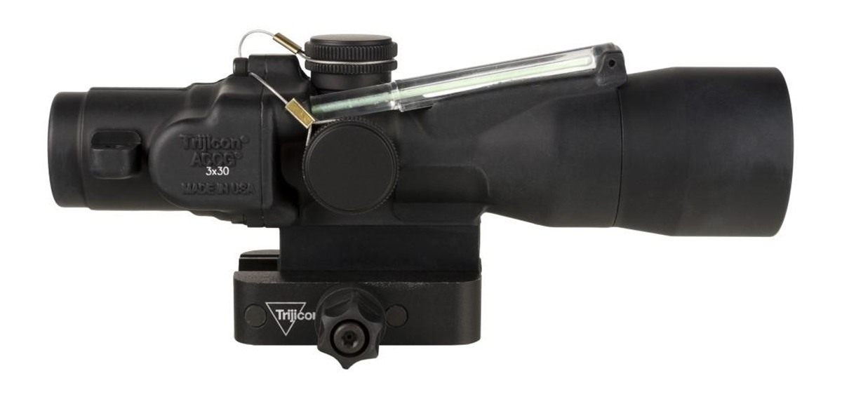 TrijiconInc Compact ACOG 3x30 Rifle Scope Green Crosshair 300BLK 115/220gr.