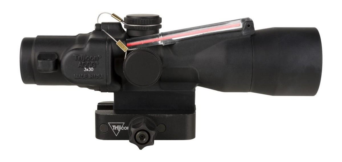 TrijiconInc Compact ACOG 3x30 Rifle Scope Red Crosshair 300BLK 115/220gr. I
