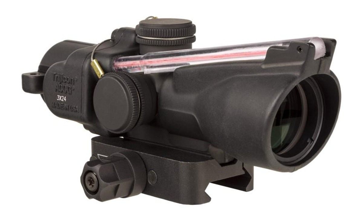 TrijiconInc Compact ACOG 3x24 Rifle Scope Low Height Red Horseshoe/Dot .223 view 5