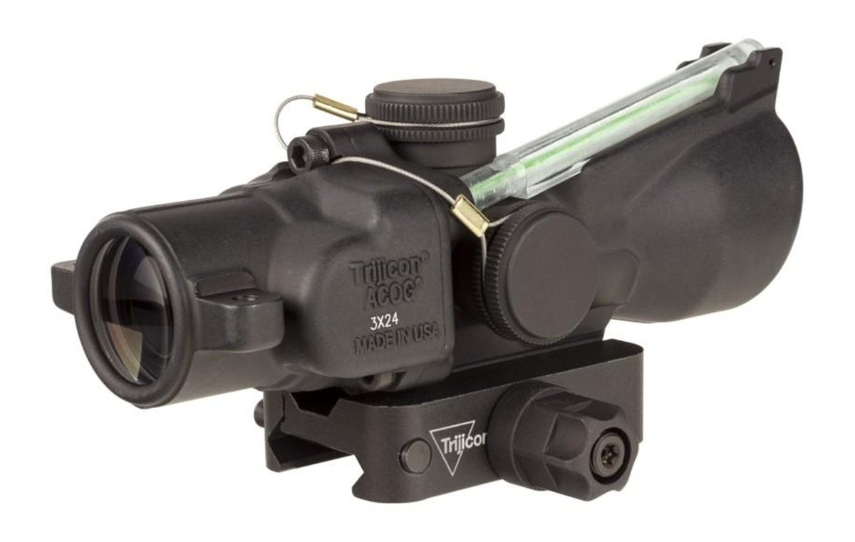 TrijiconInc Compact ACOG 3x24 Rifle Scope Low Height Green Horseshoe/Dot .2 view 4