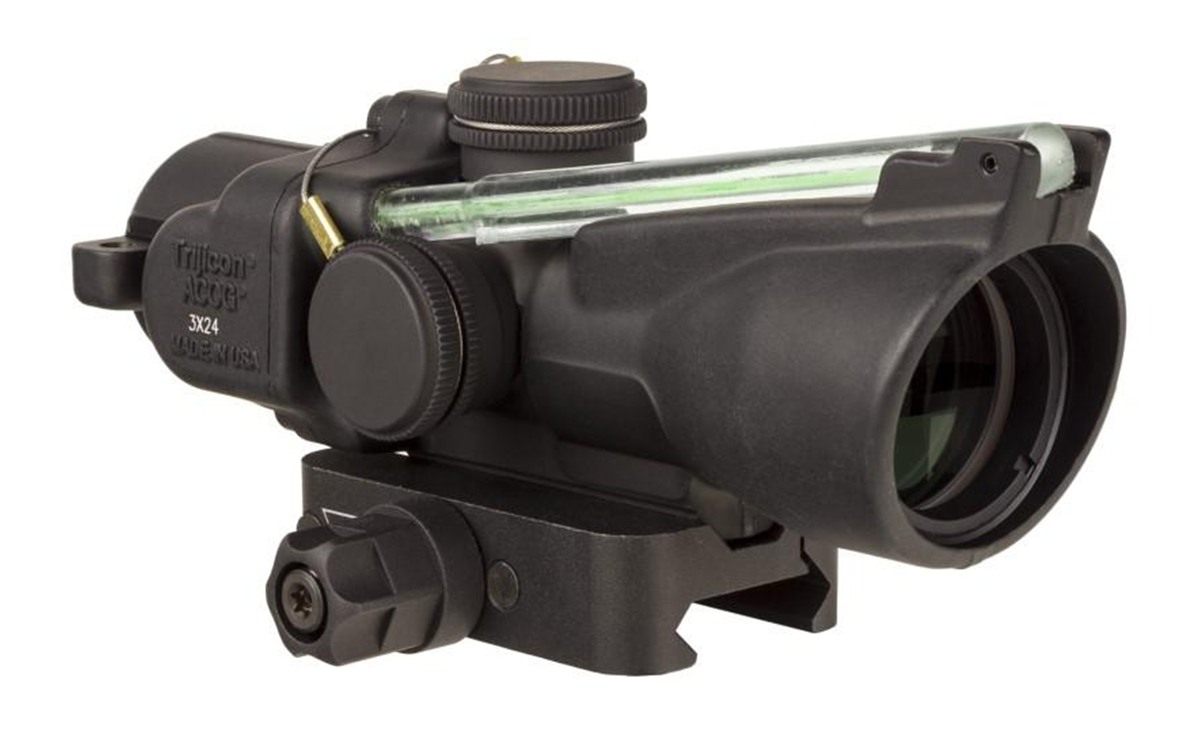 TrijiconInc Compact ACOG 3x24 Rifle Scope Low Height Green Horseshoe/Dot .2 view 6