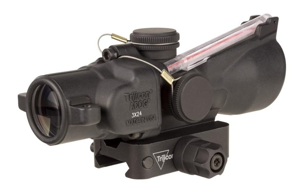TrijiconInc Compact ACOG 3x24 Rifle Scope Low Height Red Crosshair 7.62x39/ view 2