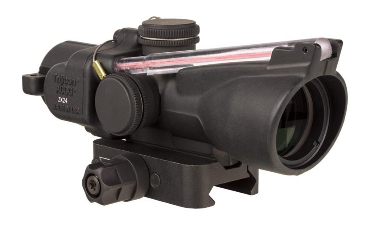TrijiconInc Compact ACOG 3x24 Rifle Scope Low Height Red Crosshair 7.62x39/ view 5