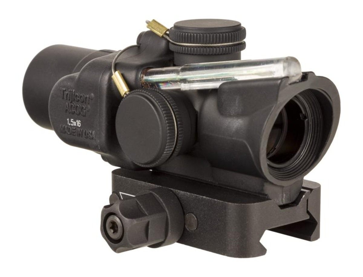 Trijicon Compact ACOG 1.5x16S Rifle Scope Low Height Green Ring 2MOA CDR Il view 6
