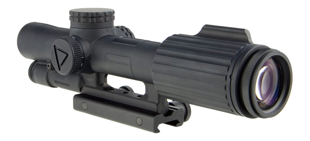 Trijicon VCOG 1-6x24 Horseshoe Dot Crosshair .308/175 Riflescope view 2