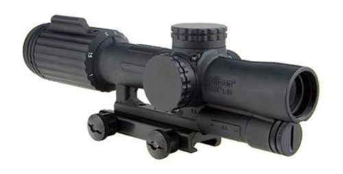 Trijicon 1600038 Vcog Matte Black 1-6x24mm 30mm Tube LED Illuminated Green view 2
