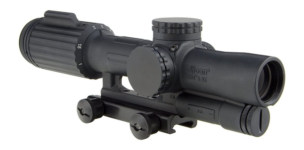 Trijicon Vcog 1-6x24 Rifle Scope with Green Horseshoe Dot/Crosshair .308/17