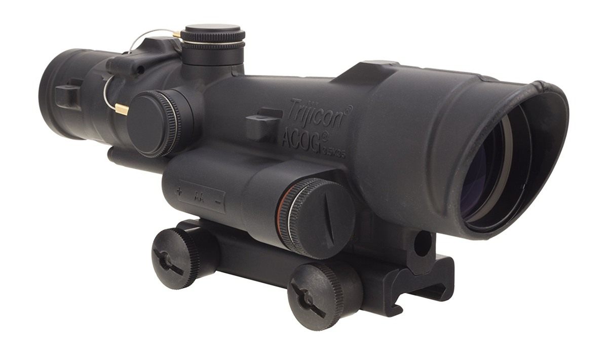 Trijicon ACOG, 3.5x35, Green LED Illuminated, .308 Horseshoe/Dot Reticle, w