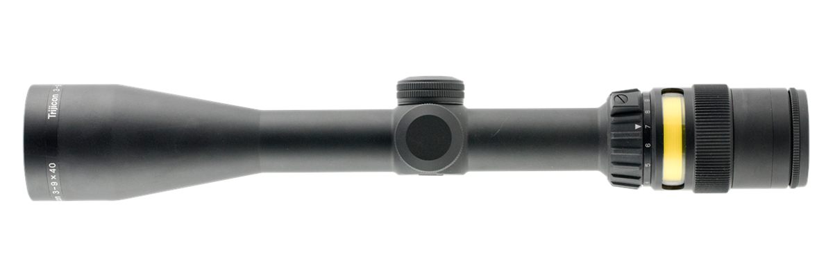 TrijiconInc 200004 AccuPoint Black Hardcoat Anodized 39x40mm 1in Tube Illum