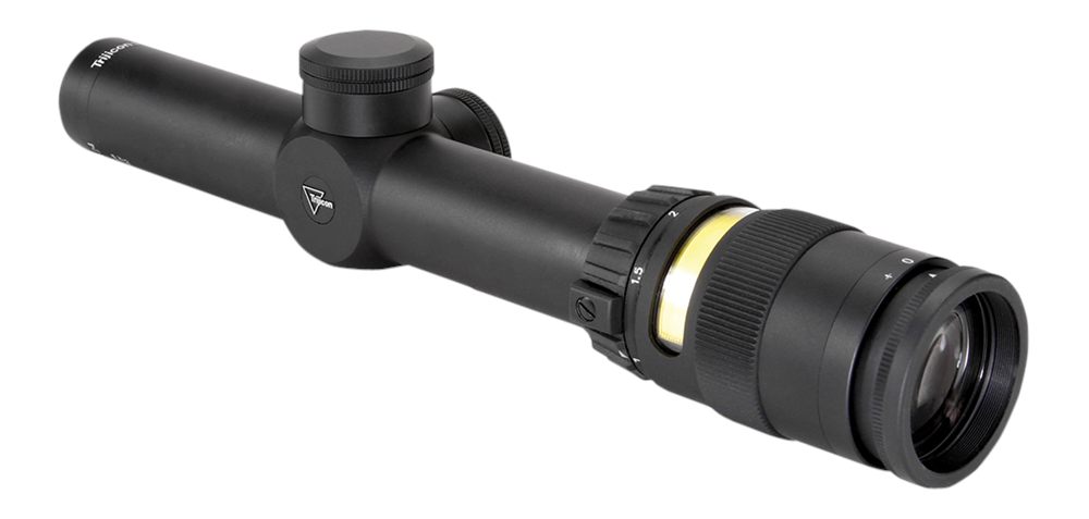 Trijicon 200052 AccuPoint Black Hardcoat Anodized 1-4x 24mm 30mm Tube Illum