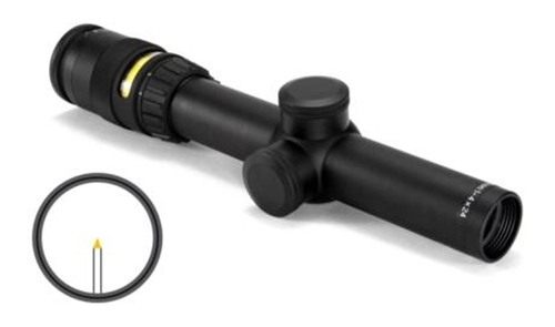 Trijicon 200052 AccuPoint Black Hardcoat Anodized 1-4x 24mm 30mm Tube Illum view 2