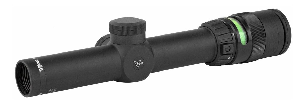 Trijicon TR24G AccuPoint 1-4x24mm Riflescope, 30mm Main Tube with BAC Green