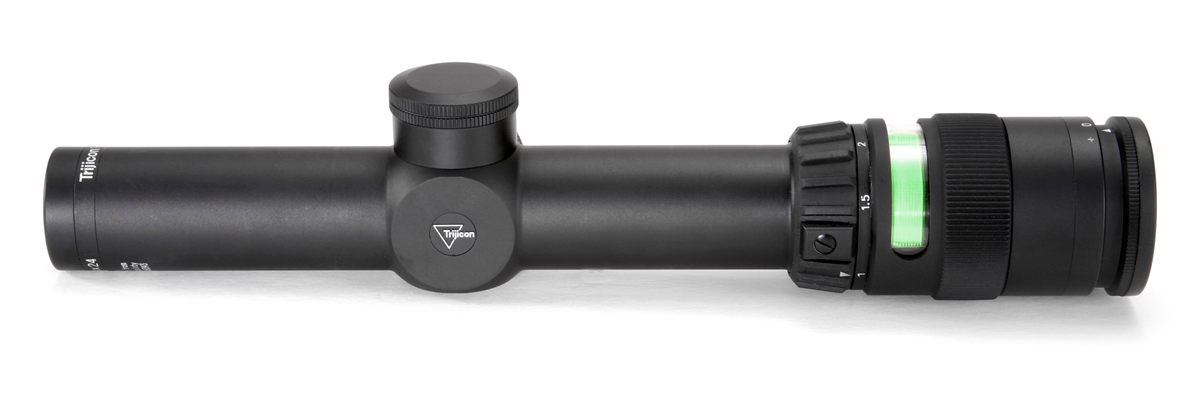 Trijicon TR24-C-200071 AccuPoint 1-4x24mm Riflescope, 30mm Main Tube, Stand