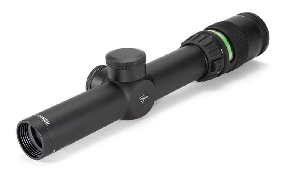 Trijicon TR24 AccuPoint 1-4x24 Riflescope German 4 Crosshair with Green Dot view 2