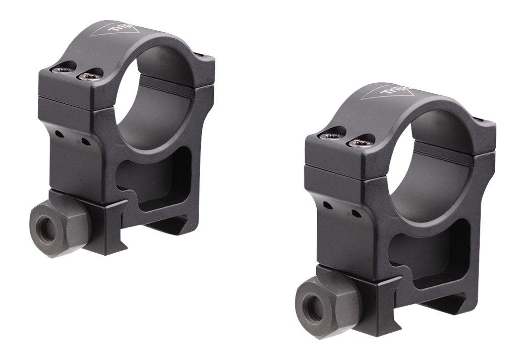 Trijicon TR101 AccuPoint Rings, 1in Extra High Aluminum, black