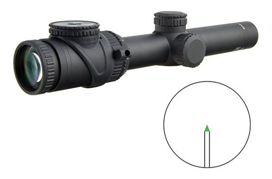 Trijicon 266978 AccuPoint 1-6x24 Riflescope with BAC Green Triangle Post Re view 3
